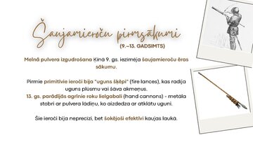 Presentations 'Šaujamieroču attīstība', 15.