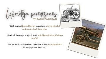 Presentations 'Šaujamieroču attīstība', 24.