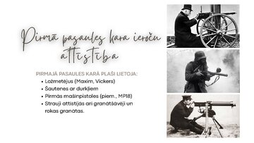 Presentations 'Šaujamieroču attīstība', 25.