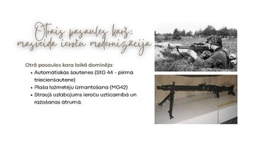 Presentations 'Šaujamieroču attīstība', 27.