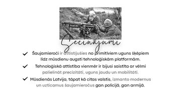 Presentations 'Šaujamieroču attīstība', 35.