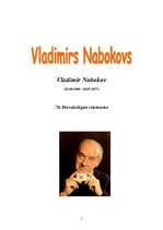 Research Papers 'Vladimirs Nabokovs - biogrāfija un literārā daiļrade', 1.