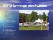 Presentations 'Latvijas kempingu piedāvājumu raksturojums', 10.
