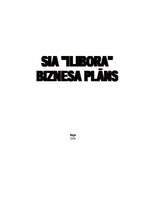 Business Plans 'SIA "Ilibora"', 1.