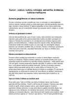 Summaries, Notes 'Šumeru vēsture, kultūra, mitoloģija, sabiedrība un kultūras mantojums', 1.