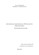 Research Papers 'Arima modelis, Box-Jenkina metodoloģija', 1.