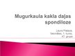 Presentations 'Mugurkaula kakla daļas spondiloze', 1.