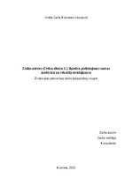 Research Papers 'Lielās nātres (Urtica dioica L.) šķiedru pielietojums tautas medicīnā un tekstil', 1.