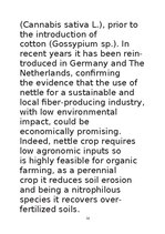 Research Papers 'Lielās nātres (Urtica dioica L.) šķiedru pielietojums tautas medicīnā un tekstil', 14.