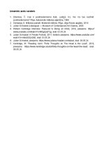 Essays 'Postmodernisti Viljams Kentridžs un Džulians Šnābels', 6.