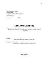 Term Papers 'Анализ финансового состояния предприятия по производству биотоплива', 3.