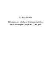 Research Papers 'Tūrisma nozares attīstība, viesnīcu un citu tūrisma mītņu raksturojums Latvijā n', 1.