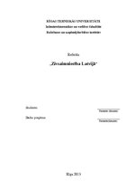 Research Papers 'Zivsaimniecība Latvijā', 1.