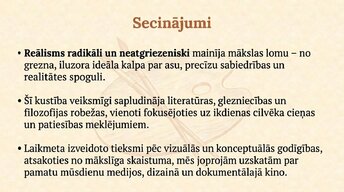 Presentations 'Reālisms', 20.