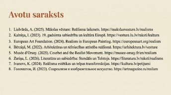 Presentations 'Reālisms', 21.