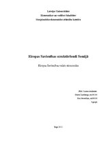 Research Papers 'Eiropas Savienības struktūrfondi Somijā', 1.