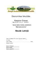 Research Papers 'Nauda Latvijā', 1.