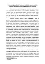 Essays 'Urbanizācija, urbānās kultūras, subkultūras, alternatīvās vērtību sistēmas. Kult', 2.