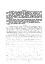Summaries, Notes 'Topics for the Speaking Part of the English Exam', 4.