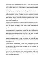 Essays 'Public transport and sustainable cities', 5.