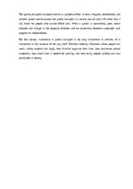 Essays 'Public transport and sustainable cities', 11.
