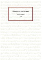 Research Papers 'Marketing Strategy in Apple', 1.