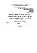 Research Papers 'Latvijas Republikas Satversme, tās izstrādāšana J.Čakstes vadībā un vēlāko grozī', 1.