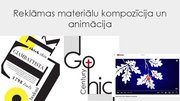Presentations 'Reklāmas materiālu kompozīcija un animācija', 1.
