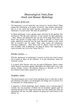 Research Papers 'Phraseological Units from Greek and Roman Mythology', 3.