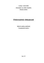 Research Papers 'Elektroniskie dokumenti', 1.