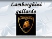 Presentations 'Lamborghini Gallardo', 1.
