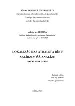 Term Papers 'Lokalizācijas atbalsta rīku salīdzinošā analīze', 1.