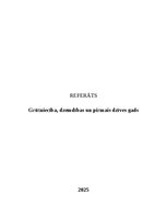 Research Papers 'Grūtniecība, dzemdības un pirmais dzīves gads', 1.