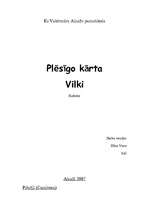 Research Papers 'Vilki', 1.
