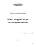 Research Papers 'Mūsdienu starptautiskais terorisms un tā ietekme uz pasaules ekonomiku', 5.