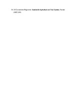 Essays 'Ilgtspējīga lauksaimniecība un pārtikas drošība', 4.