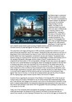 Summaries, Notes 'Bonfire Night and Guy Fawkes', 2.