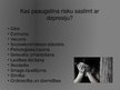Presentations 'Depresija', 5.