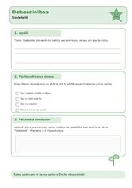 Samples 'Dabaszinības – daba, vide un apkārtējā pasaule', 5.