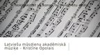 Presentations 'Latviešu mūsdienu akadēmiskā mūziķe - Kristīne Opolais', 1.