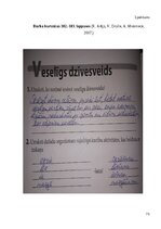 Term Papers 'Veselīgs dzīvesveids” apguve dabaszinībās 3. klasē', 73.