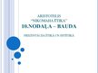 Presentations 'Aristotelis "Nikomaha ētika". 10.nodaļa "Bauda"', 1.