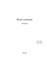 Summaries, Notes 'Ēšanas traucējumi', 1.