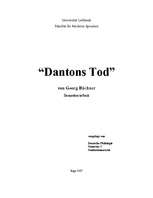 Research Papers 'Dantons Tod von Georg Büchner Semesterarbeit', 1.