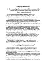 Essays 'Pedagoģija kā zinātne', 1.