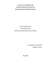 Research Papers 'Latvijas informācijas vides modeļa uzmetums', 1.