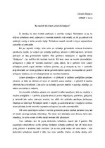 Essays 'Ko nozīmē būt labam tulkam/tulkotājam?', 1.