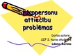 Presentations 'Starppersonu attiecību problēmas', 1.