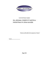 Research Papers 'SIA "Màdara Cosmetics" kapitāla struktūras un cenas analīze', 1.