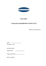 Research Papers 'Līzinga loma uzņēmējdarbības attīstībā Latvijā', 1.